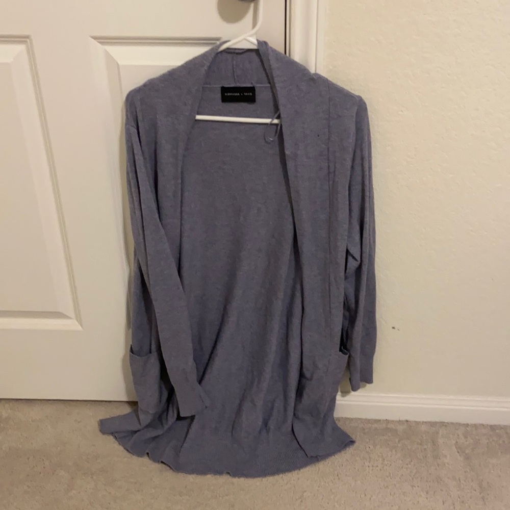 Powder blue cardigan